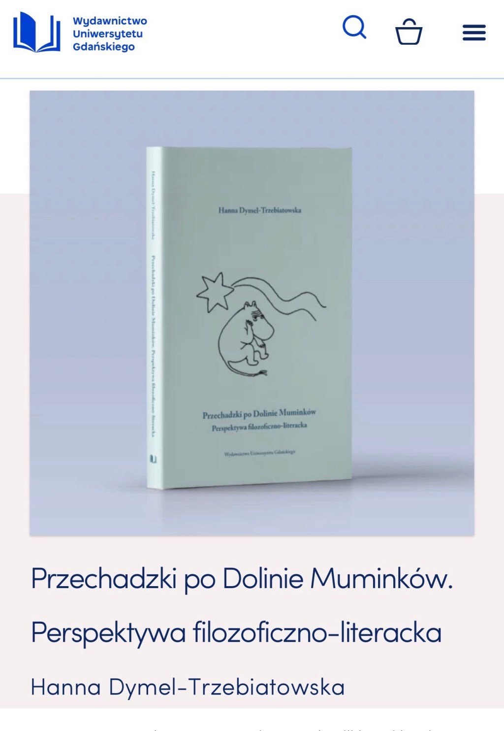 Moja nowa muminkowa&nbsp;publikacja